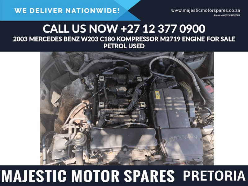 Mercedes benz c180 w203 m2719 engine used for sale