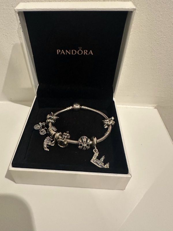Pandora bracelet and pendants