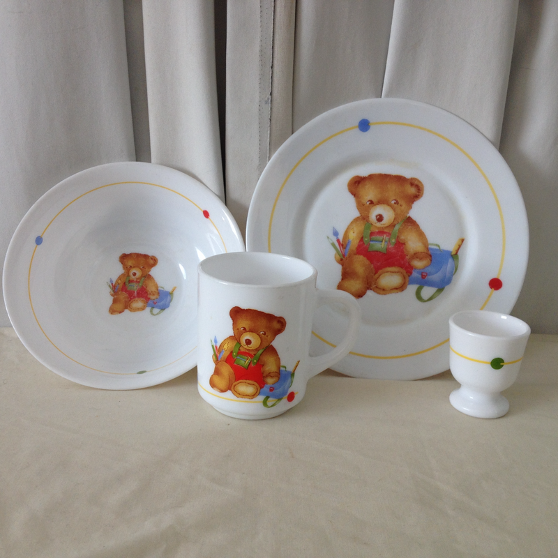 Baby Crockery Set (Made in France) - (Ref. G199) - (For Sale) - Price R120