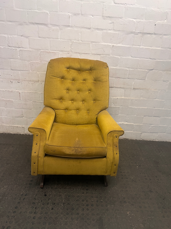 Mustard One Seater Couch- A47910