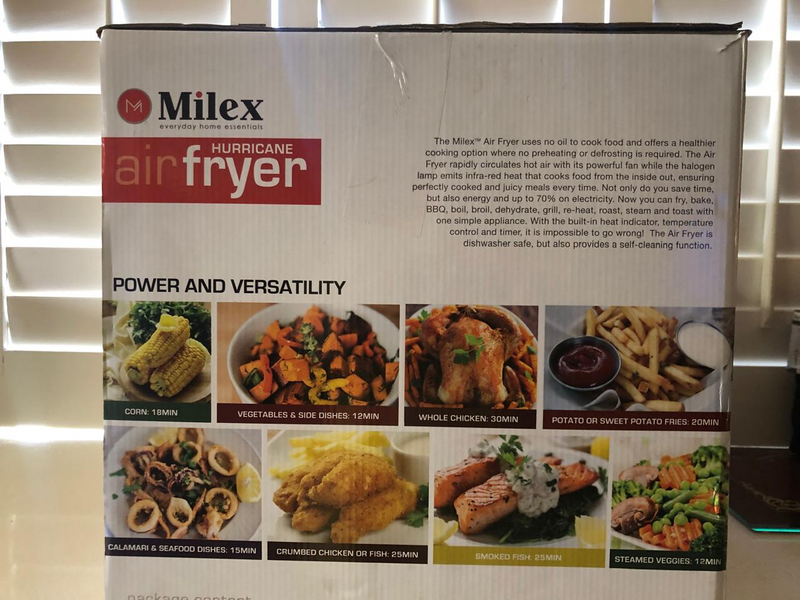 Milex Hurricane Air Fryer New