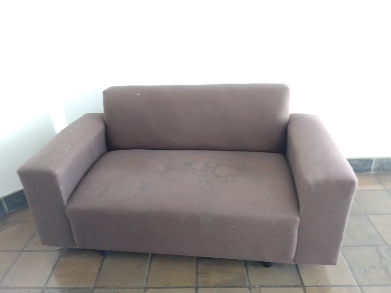 Brown 2 seater couch