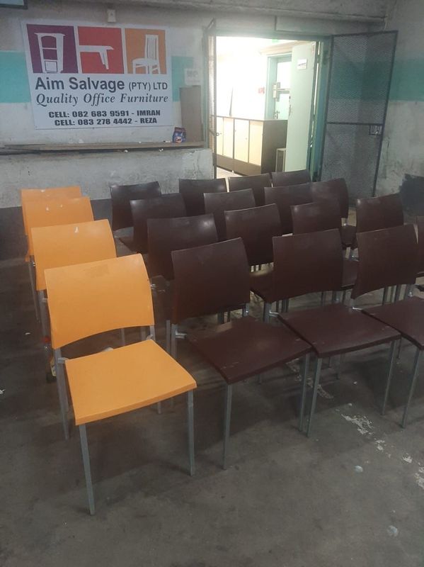 Stackable customer chairs (plastic) R250 each