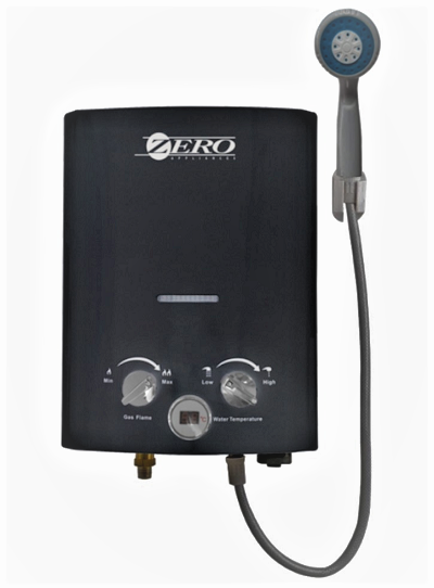 ZERO 5.5L PORTABLE GAS WATER HEATER SYSTEM.