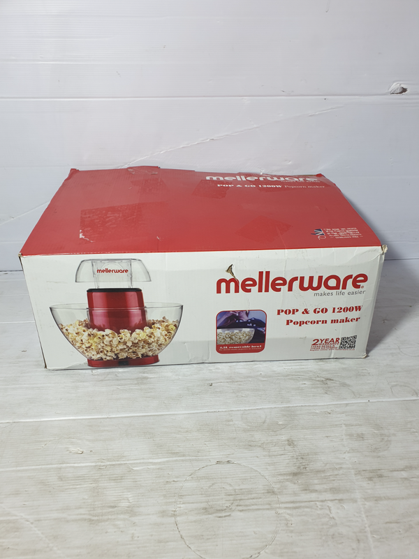 Mellerware - &#34;Pop &amp; Go&#34; Popcorn Maker 4.5L 1200W