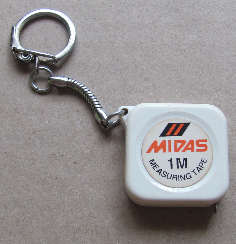 MIDAS 1m Measuring Tape Key Ring