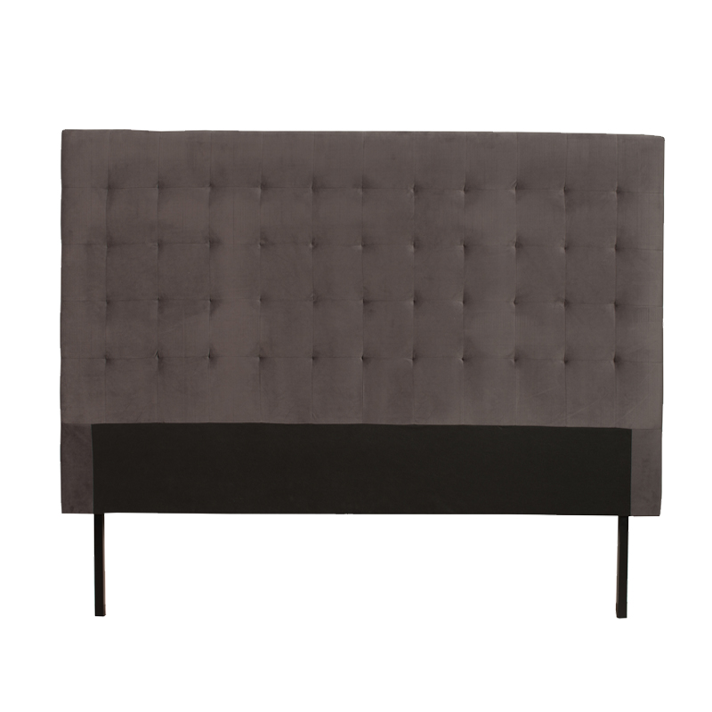 DANI VELVET TOUCH HEADBOARD Grey Double bed, great condition, cost R1900 new