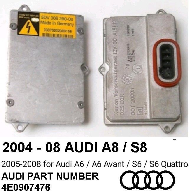 2004 - 08 Audi A8 / S8 Xenon ballast control module