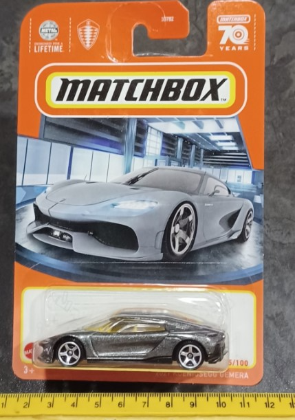 2022 Matchbox ~ 45/100 Koenigsegg Gemera ~ Mint on Long Card