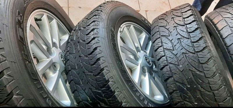 17inch hilux rims and tyres available