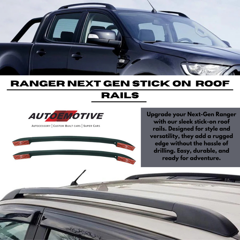 Ranger next gen stick on roof rails