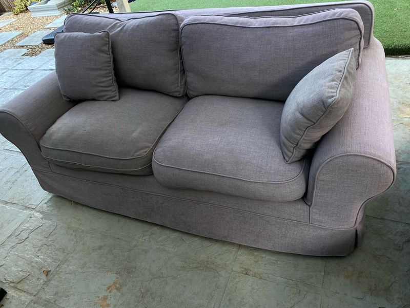 2seater Greg Sofaworx slipcover couch