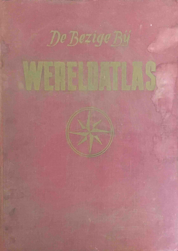 Antique Dutch World Atlas - De Bezige Bÿ Wereldatlas (1951) (~ 73 years old) - Ref B143 - Price R300