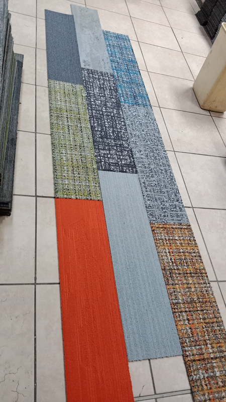 New carpet tiles