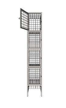 Wire Lockers,Cages,Shelving