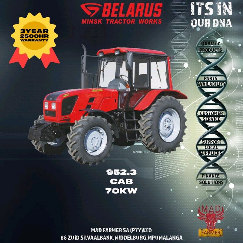 Belarus 952.3 Cab Tractors