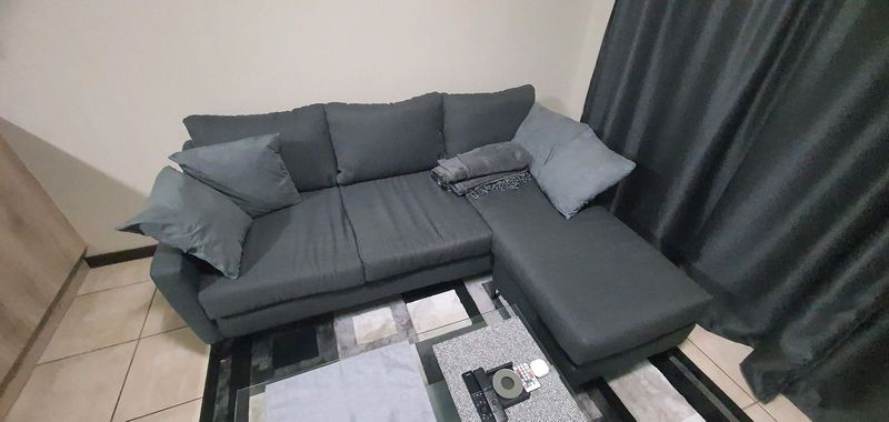 Grey L-Shaped Corner Couch