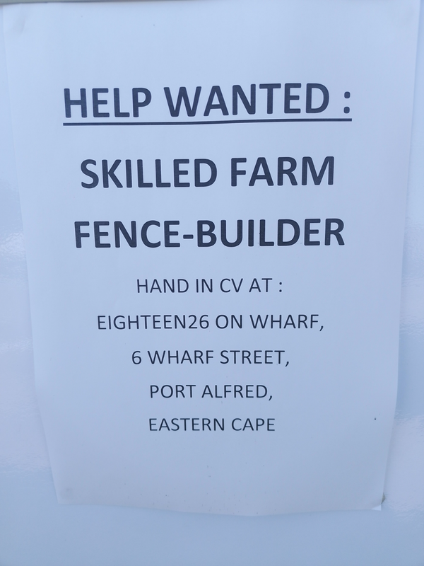 Skilled farm fence builder