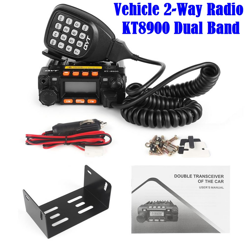 Vehicle 2-Way Radios. KT8900 Dual Band Transceivers, Walkie Talkie Ham Radios. Brand New Products.