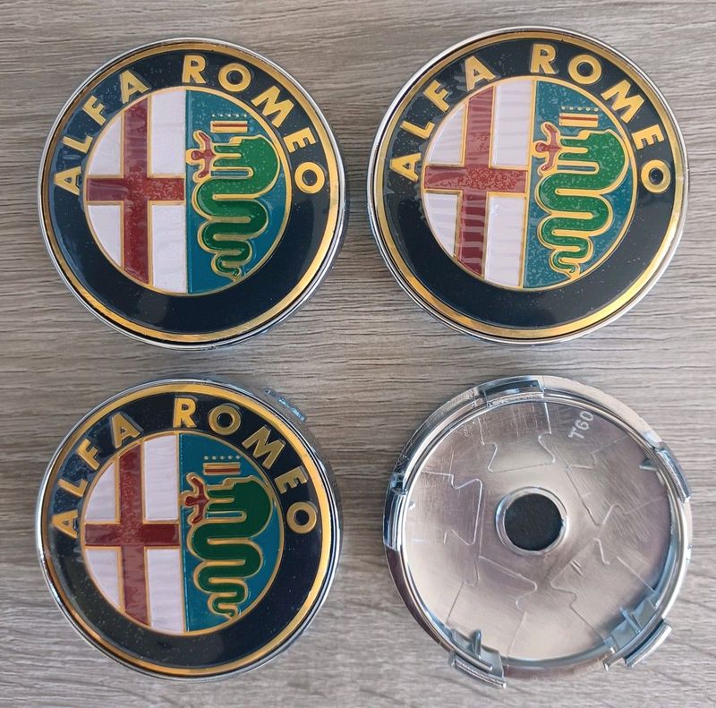 Alfa Romeo wheel centre caps emblems stickers