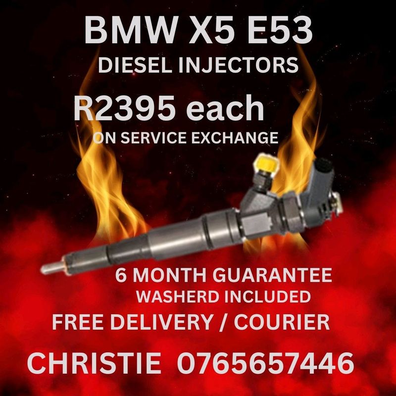 BMW X5 E53 Diesel Injectors for sale with 6month Guarantee