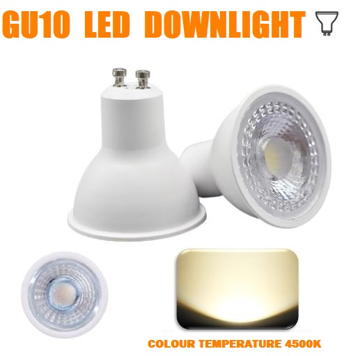 Non-Dimmable LED Light Bulbs Natural White 6W GU10 220V Downlights Spotlights Ceiling Lights. NEW