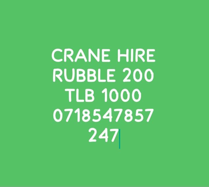 Crane truck hire ,