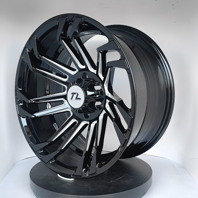 New 20&#34; black/machine silver wheels for Ford Ranger and Toyota Hilux, 6x139pcd.