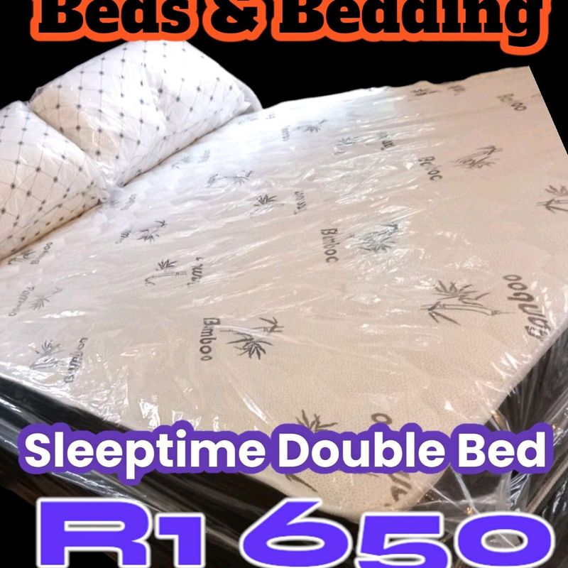 SLEEPTIME DOUBLE BED...NOW ONLY R1650