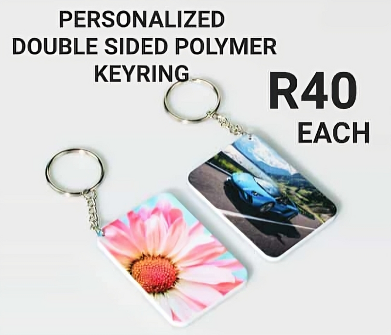 Personalized Polymer Keyring