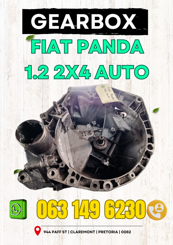 Fiat panda 1.2 2x4 Automatic gearbox R5500 Call or WhatsApp me 063 149 6230