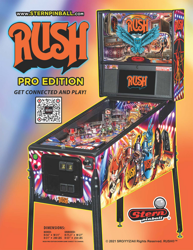 Stern Rush Pinball Machine (Available To Order)