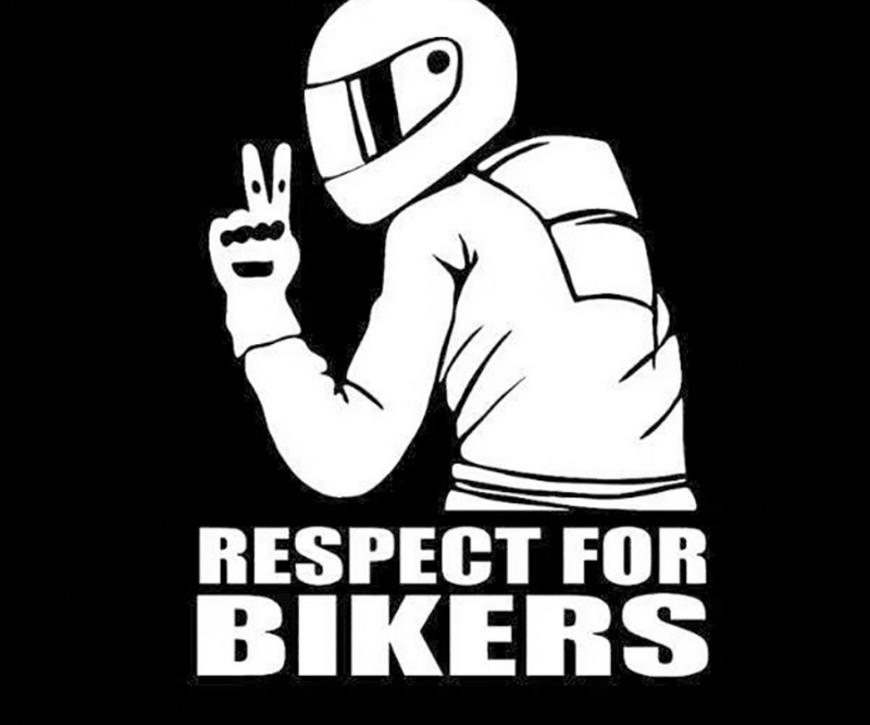 Respect For Bikers stickers