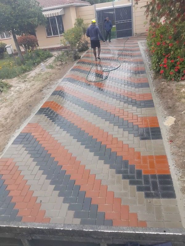 Colour mix paving