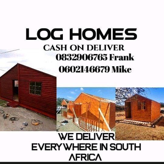 Log homes supply office house