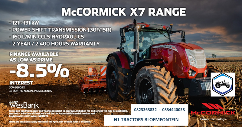 Promotion - McCormick X7 Range (Contact for price)