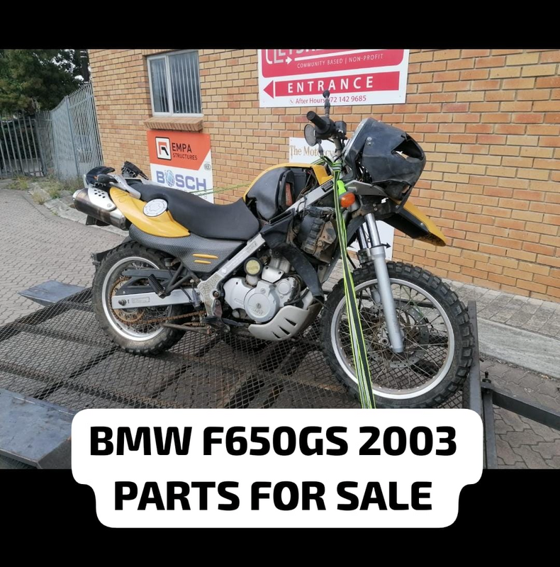 BMW F650GS 2003 Stripping For Spares at The Motorcycle Graveyard West Coast Vredenburg