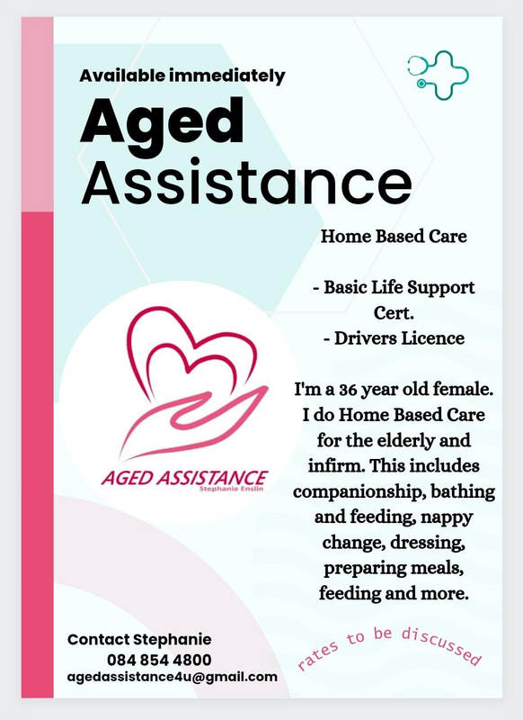 Aged Assistance - Care Giver