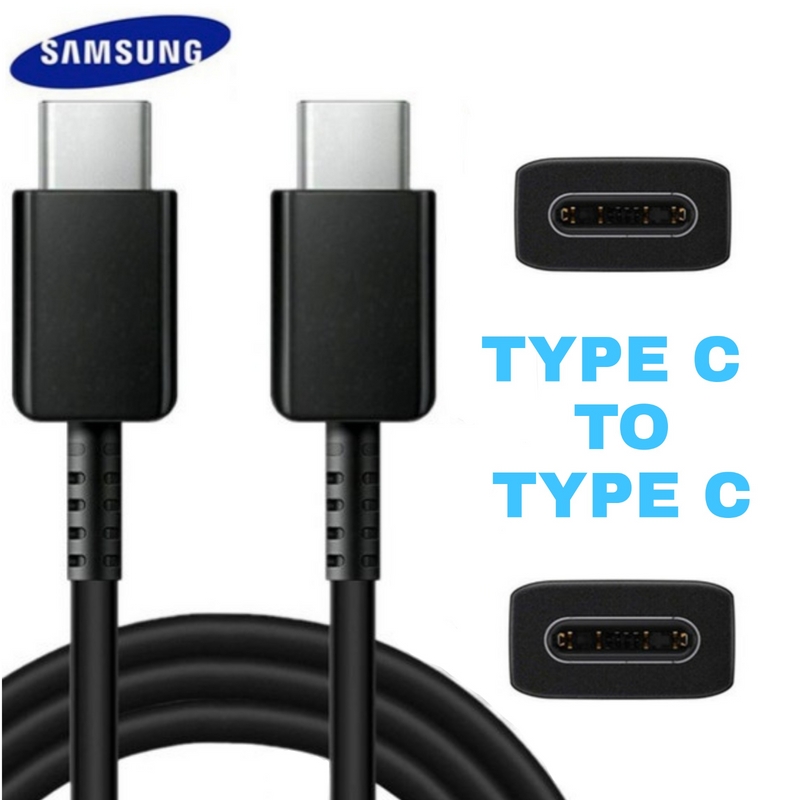 SAMSUNG ORIGINAL TYPE C TO TYPE C 3AMP FAST CHARGE CABLE.
