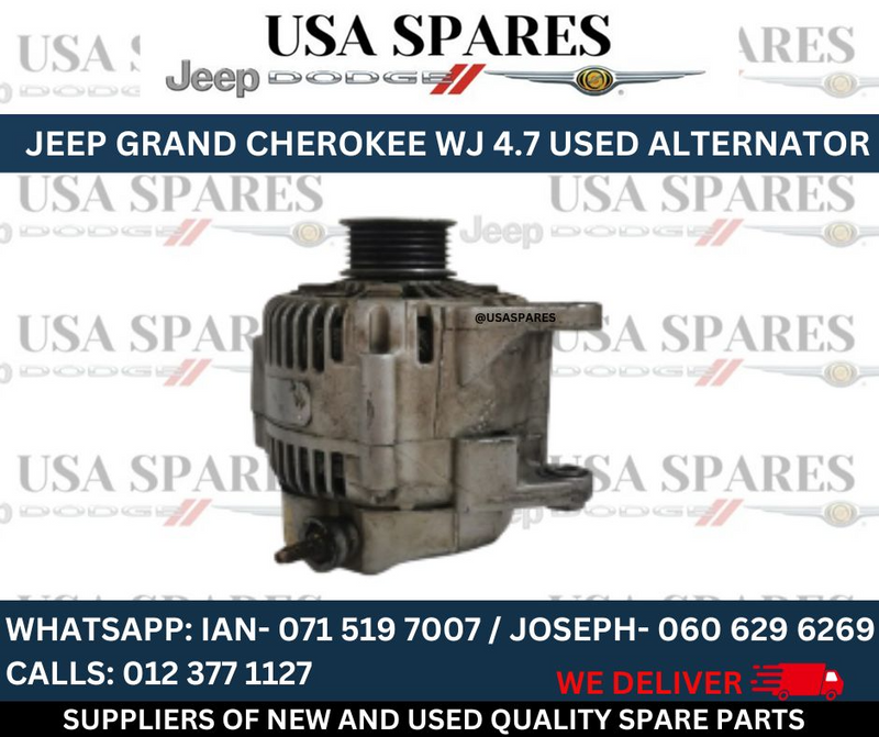 Jeep Grand Cherokee WJ 4.7 Second-Hand Alternators In Stock