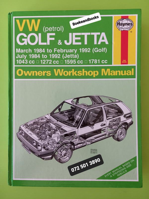 VW Golf &amp; Jetta - Petrol - Haynes - Owners Workshop Manual - 1081 - IM Coomber.