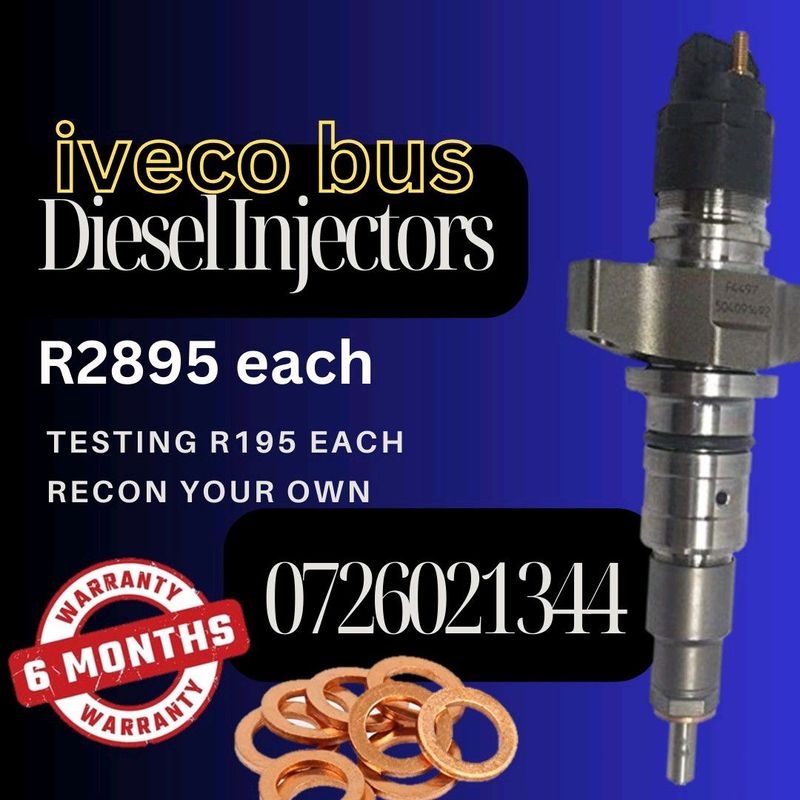 Iveco Bus Diesel Injectors for sale