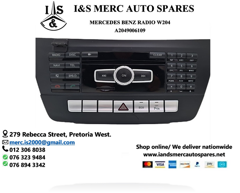 I&amp;S MERC AUTO PARTSMercedes Benz used/new Part in Pretoria WestCall us:0123068038/0763239484