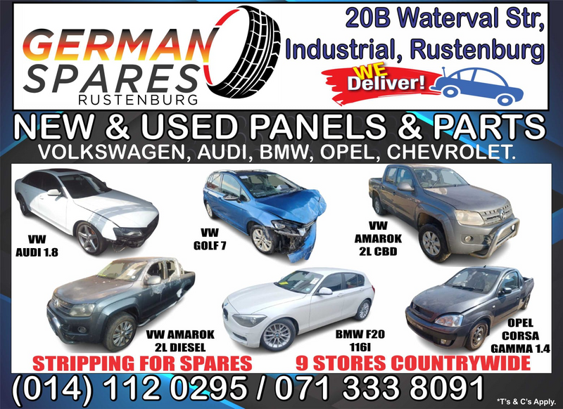 Cars for Stripping at German Spares Rustenburg!!!
