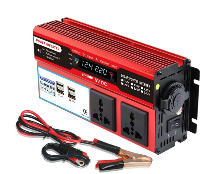 Nearly New 2000W Power Inverter - DC12V to AC 220V - Overload Protection- A48104