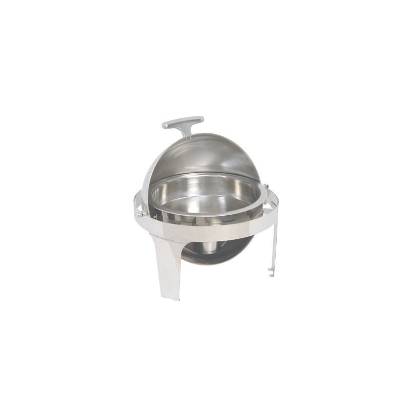 CDS1007 CHAFING DISH ROUND - ROLL TOP (180 DEGREE)