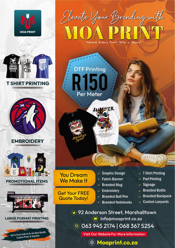 Printing, Embroidery, DTF, Promotional iTems, Branding