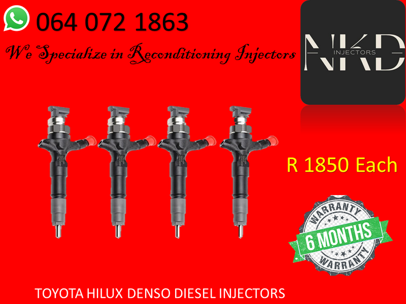 TOYOTA HILUX DIESEL INJECTORS FOR SALE