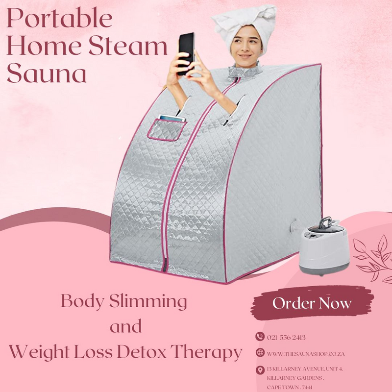 Portable Home Steam Sauna- Body Slimming and Weight Loss Detox Therapy.