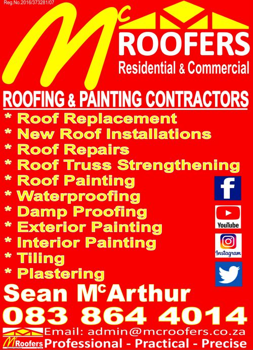 Contractors: Roofing, Painting, Damp Proofing, Waterproofing, Renovations...